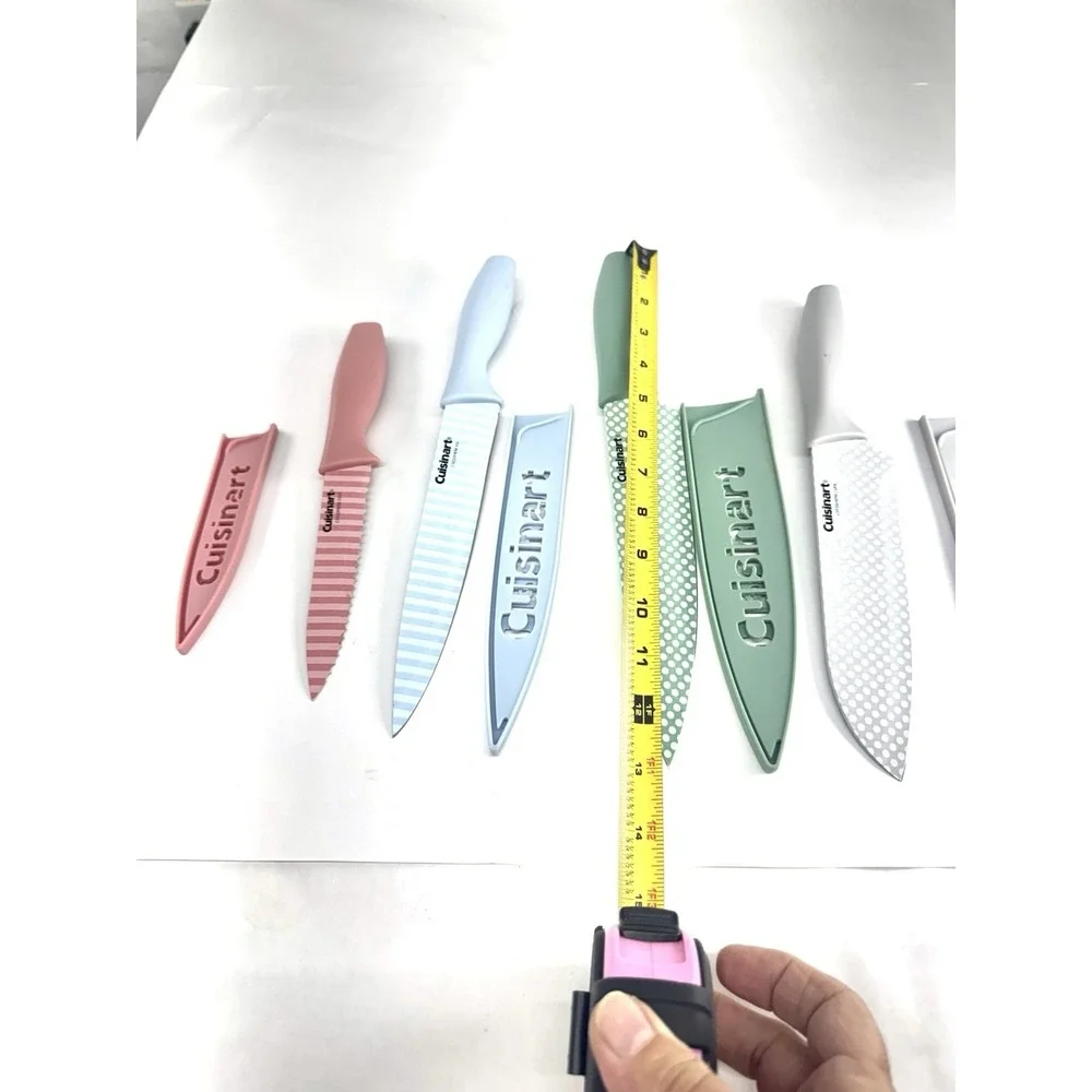 Cuisinart 8-Piece Farmhouse Printed Cutlery Set - Multicolor Pastel Print